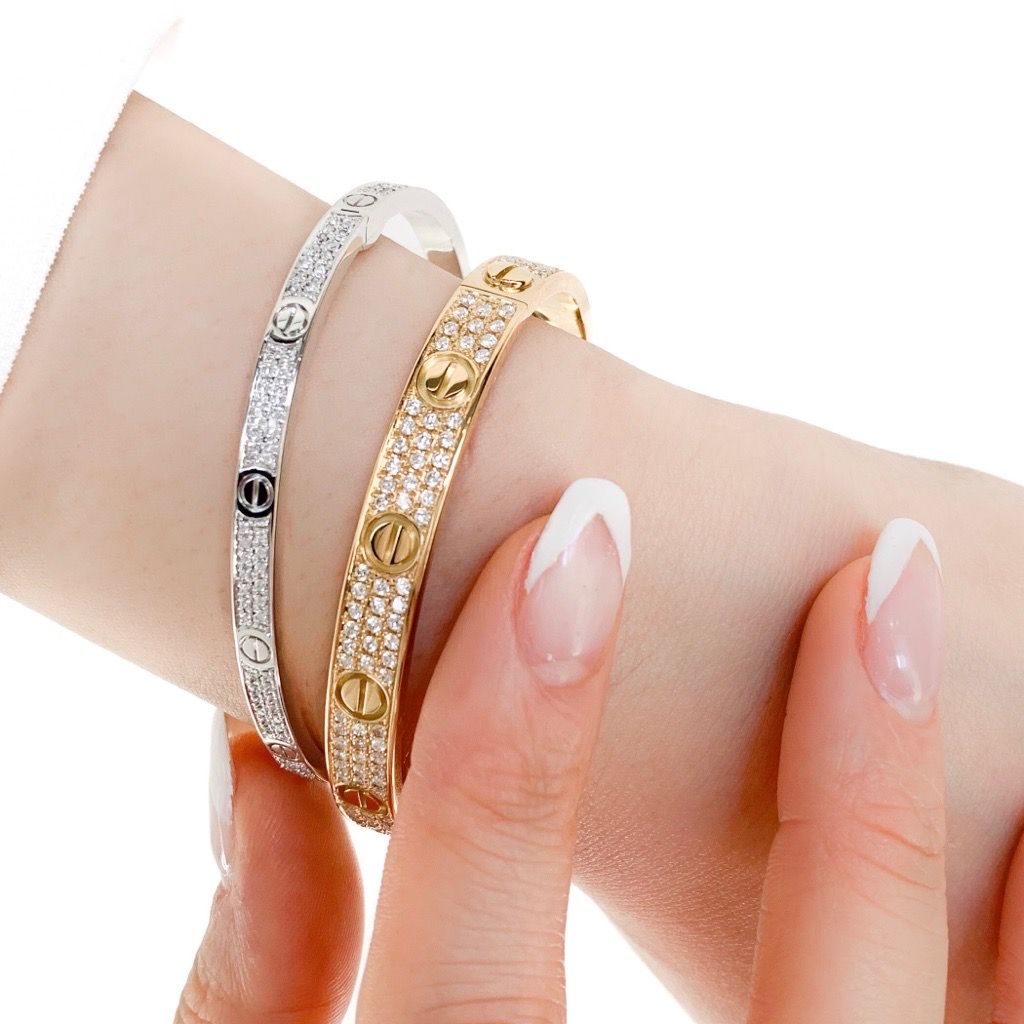 カルティエ ラブブレス Cartier YG 16号 CARTIER カルティエ ラブブレス ダイヤモンド #16 ドライバー
