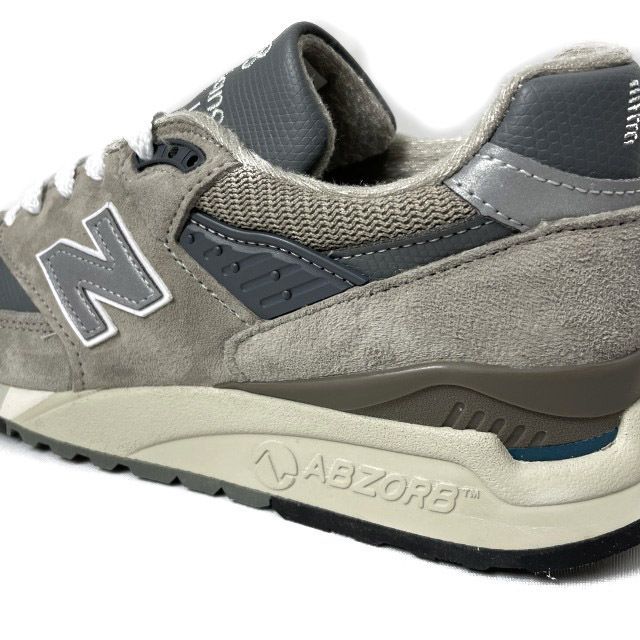 ニューバランス U998GR スニーカー グレー 190303 - メルカリ