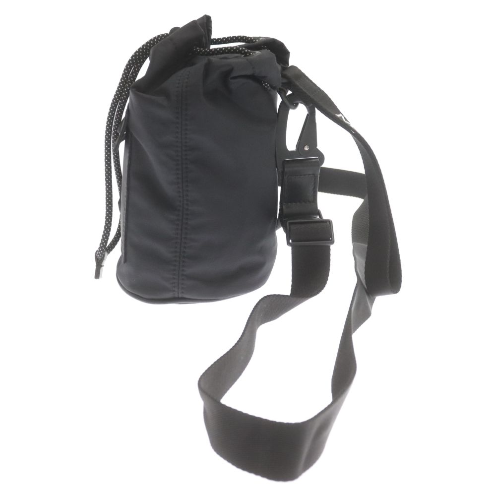 極美品 MONCLER レザー 2WAY ショルダーバッグ 巾着 黒 monclerbucketbag.jpg