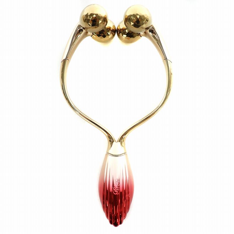 ReFa リファ ダブルレイ 美顔ローラー ゴールド×レッド 箱なし ReFa リファ ダブルレイ 美顔ローラー ゴールド×レッド 箱なし リファ