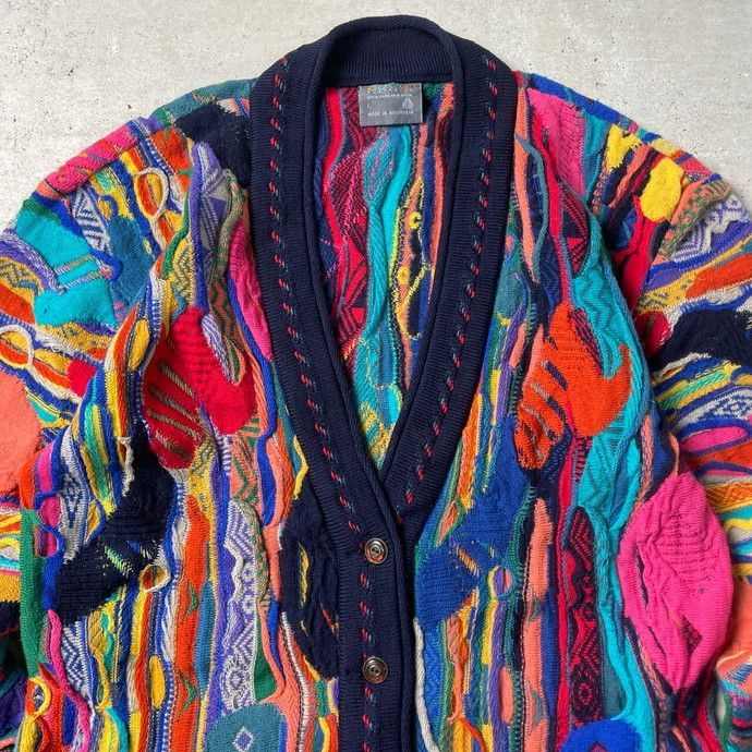 90年代 オーストラリア製 COOGI クージー ウール 3Dニット ...