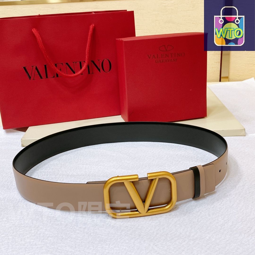 今日WTO】VALENTINO GARAVANI VLOGO SIGNATURE レザーベルト