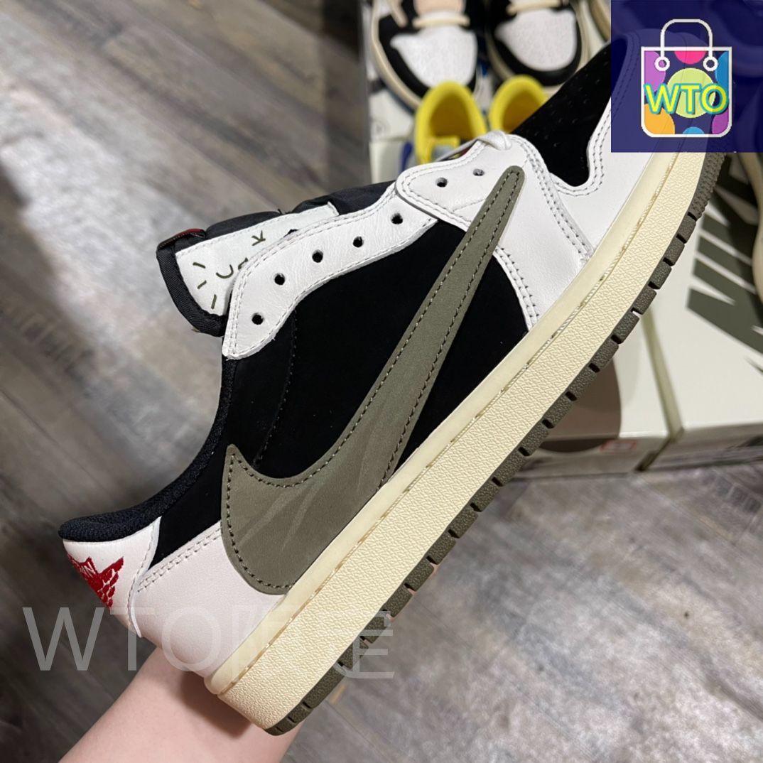 (L.B.O)トラヴィススコット × ナイキ ウィメンズ エアジョーダン1 Women's Air Jordan 1 Low x Travis Scott 'Medium Olive