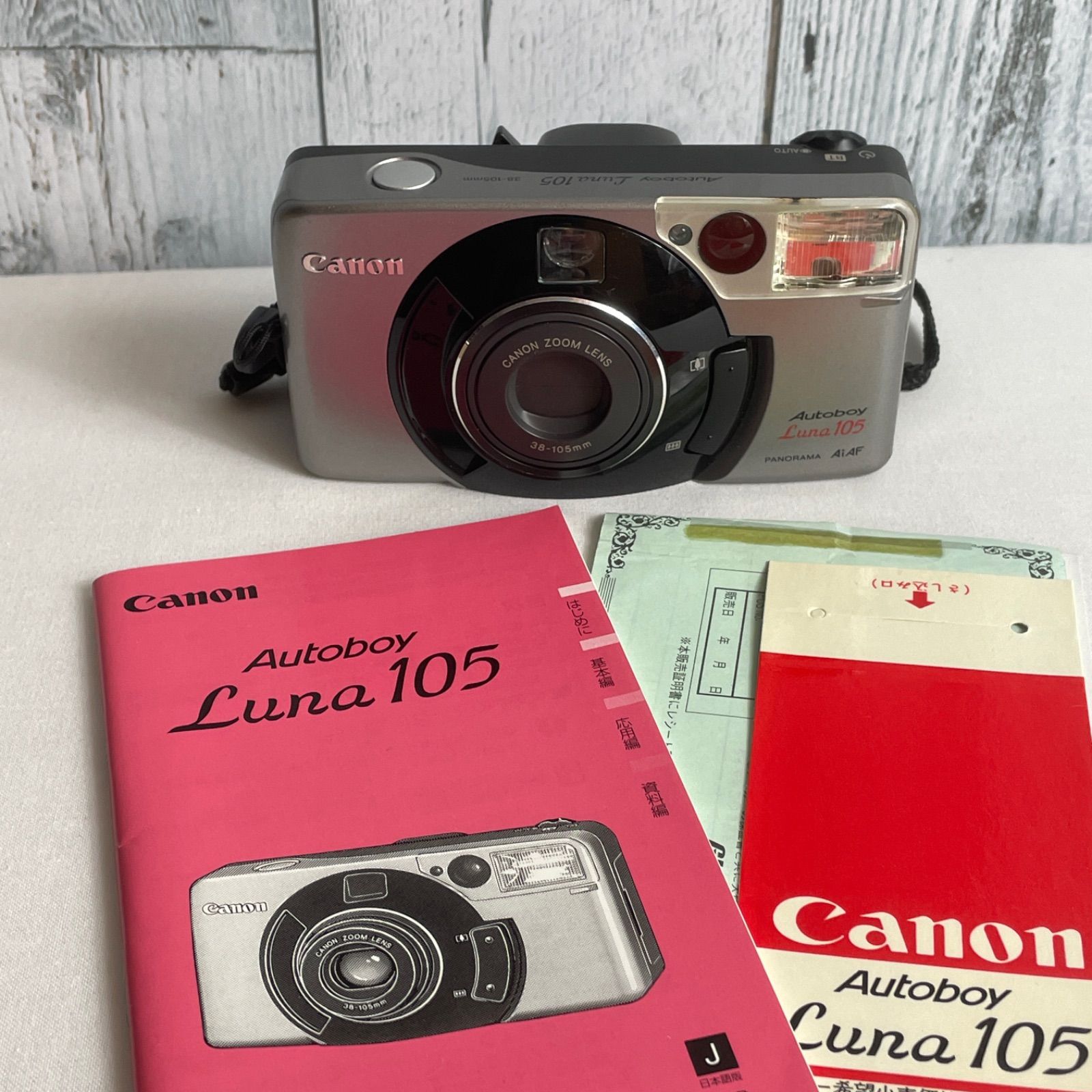 USED】CANON オートボーイ Luna 105 フィルムカメラ 動作未確認 - Re