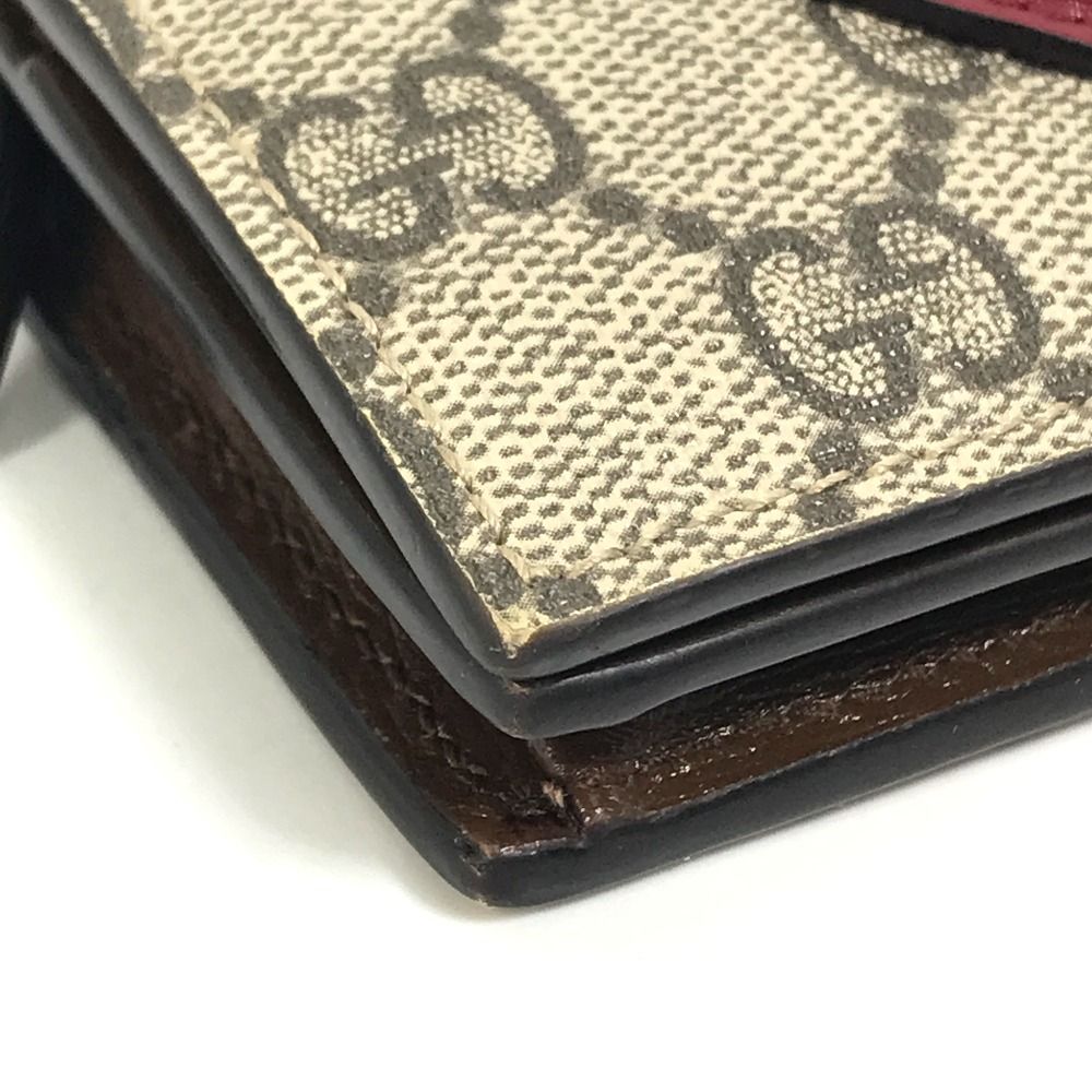 GUCCI グッチ 2つ折り財布 ハートモチーフ 648848 GGスプリーム