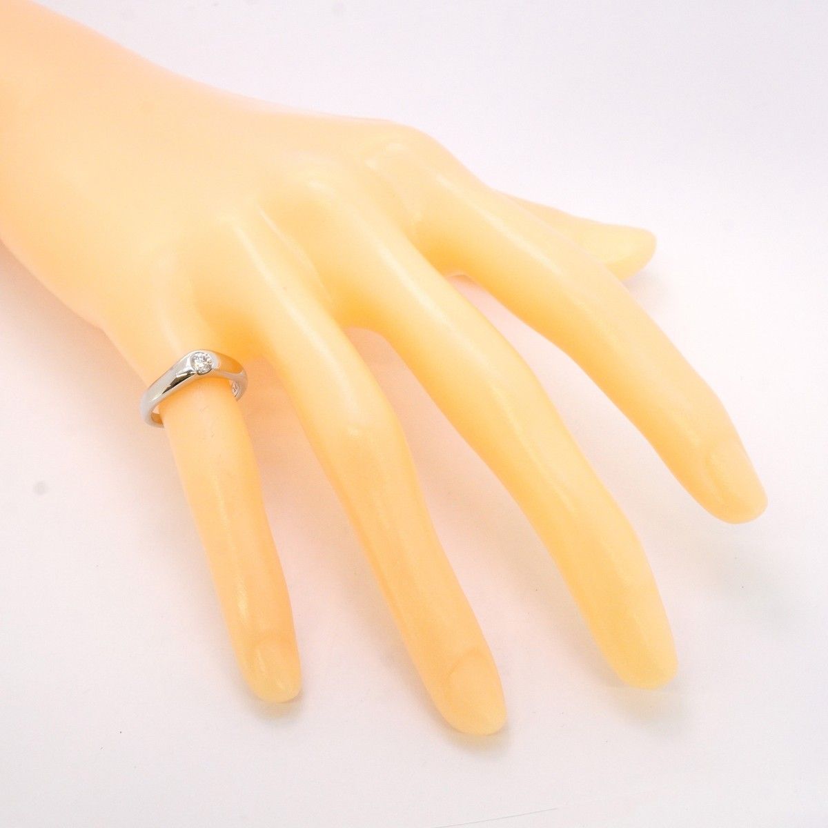 ティファニー Pt950 リング カーブドバンド ティファニー TIFFANY