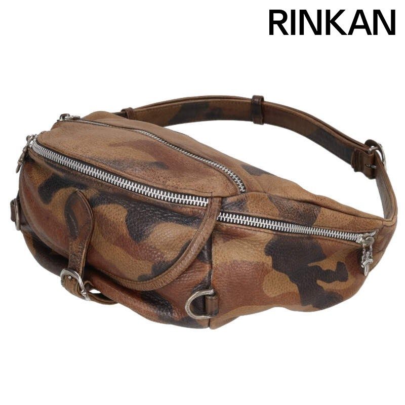 クロムハーツ 1 SNAT PACK CAMO|スナットパック カモフラ総柄レザーウエストバッグ メンズ