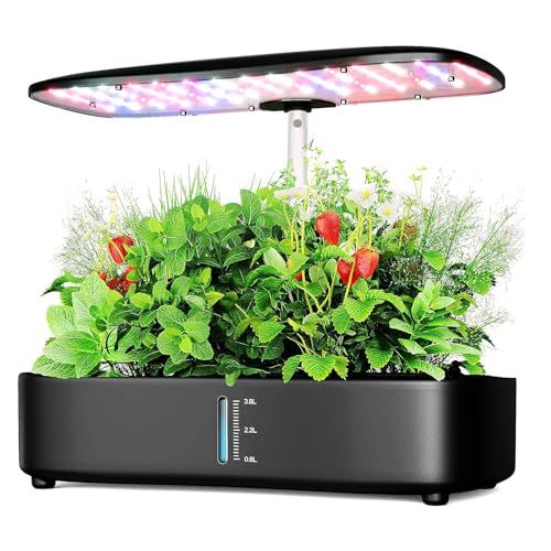 水耕栽培キット LED植物成長ライトとスマートディスプレイを搭載し 簡単に操作できます 自動水循環システムとタイマー機能により 3つの栽培モードが提供され 12種類の植物を栽培できます 栽培キットの高さと照明明るさは 植物の成長段階に応じて調整 これにmp
