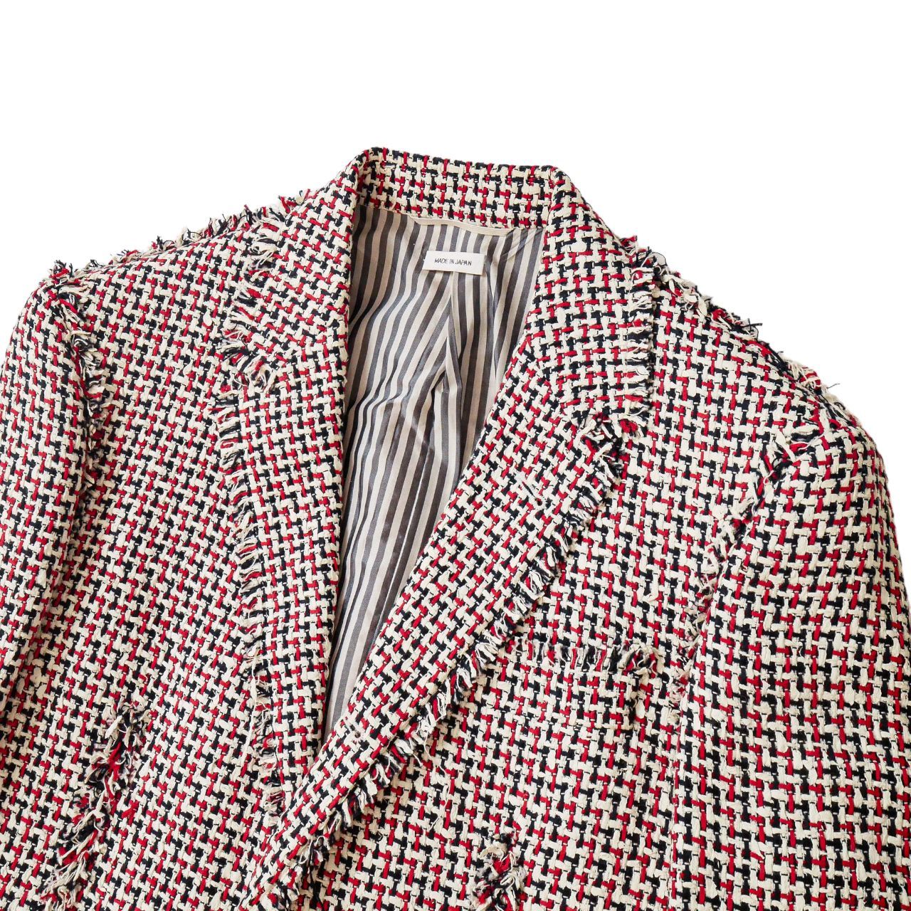 THOM BROWNE トムブラウン ラバーツイード スーツ セットアップ - メルカリ