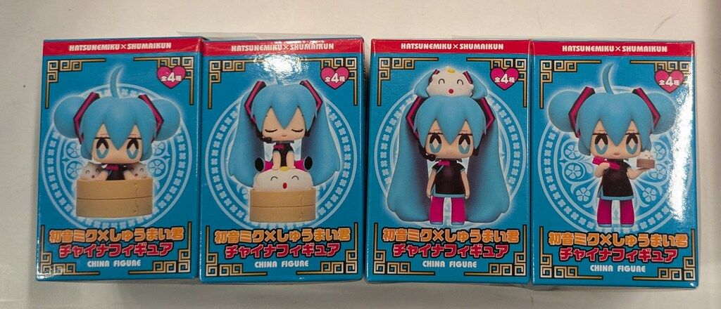 タイトー チャイナフィギュア/初音ミク×シュウマイ君 全4種セット