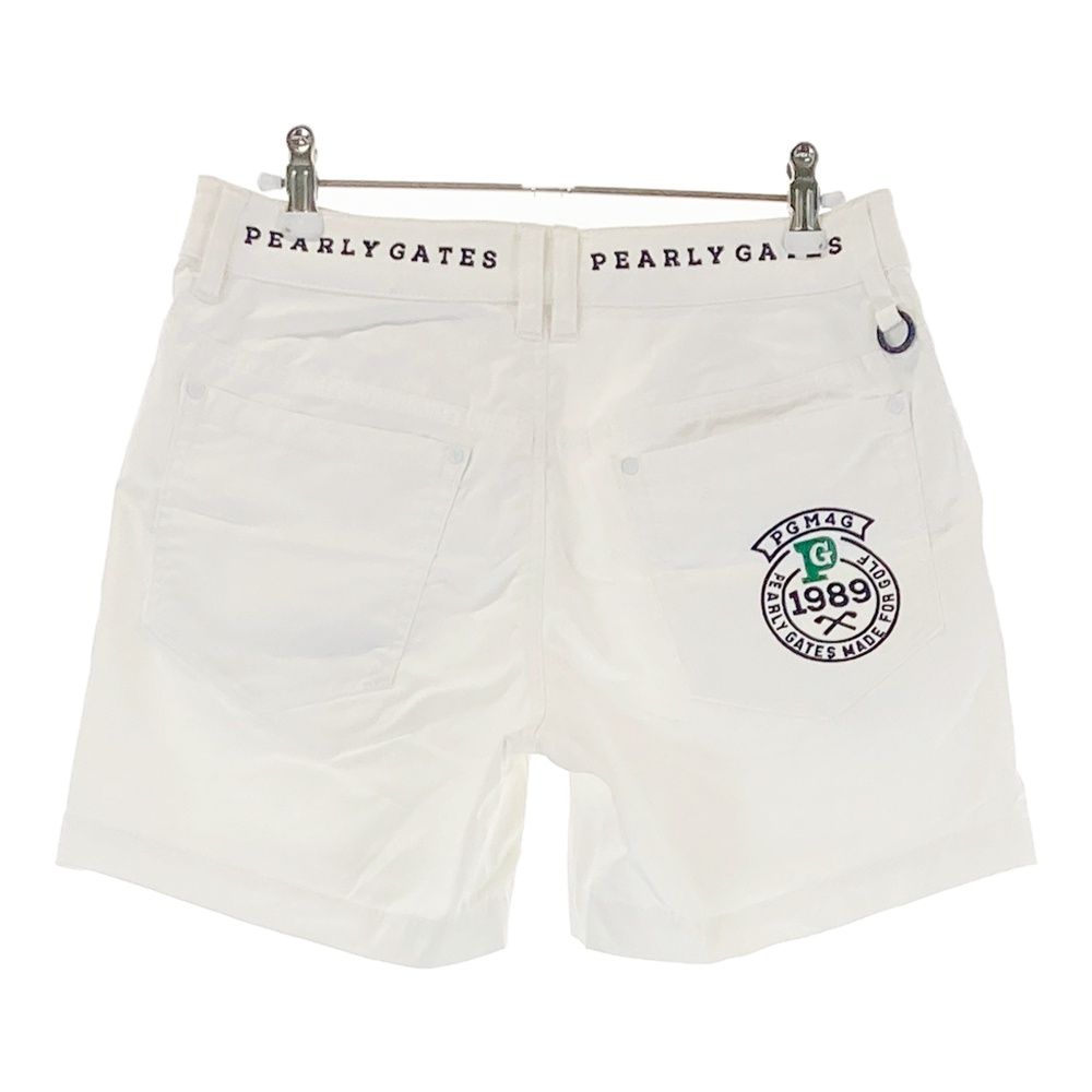サイズ 0 PEARLY GATES パーリーゲイツ ストレッチ ショートパンツ ホワイト系 240101536662 ゴルフウェア レディース ストスト