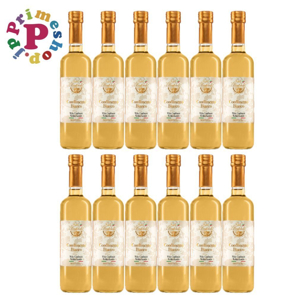 ≪ なケース販売≫フォンド モンテベロ ホワイトバルサミコ酢 モデナ産 500ml×12本 FONDO MONTEBELLO