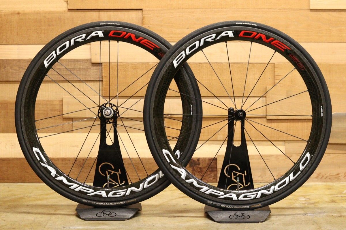 カンパニョーロ Campagnolo ボーラワン BORA ONE 50 AC3 カーボン チューブラー ホイールセット シマノ12S/11S 【立川店】