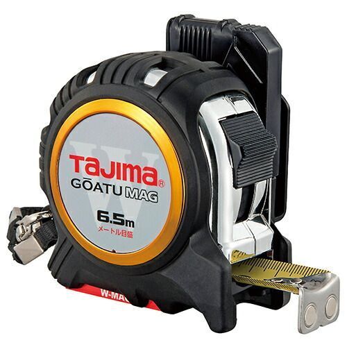 【新品・7営業日以内発送】TJMデザイン タジマ GASFGLWM2565 剛厚セフGロックダブルマグ25 6.5m メートル目盛付 剛厚セフWマグ コンベックス TAJIMA タジマツール【沖縄離島販売不可】