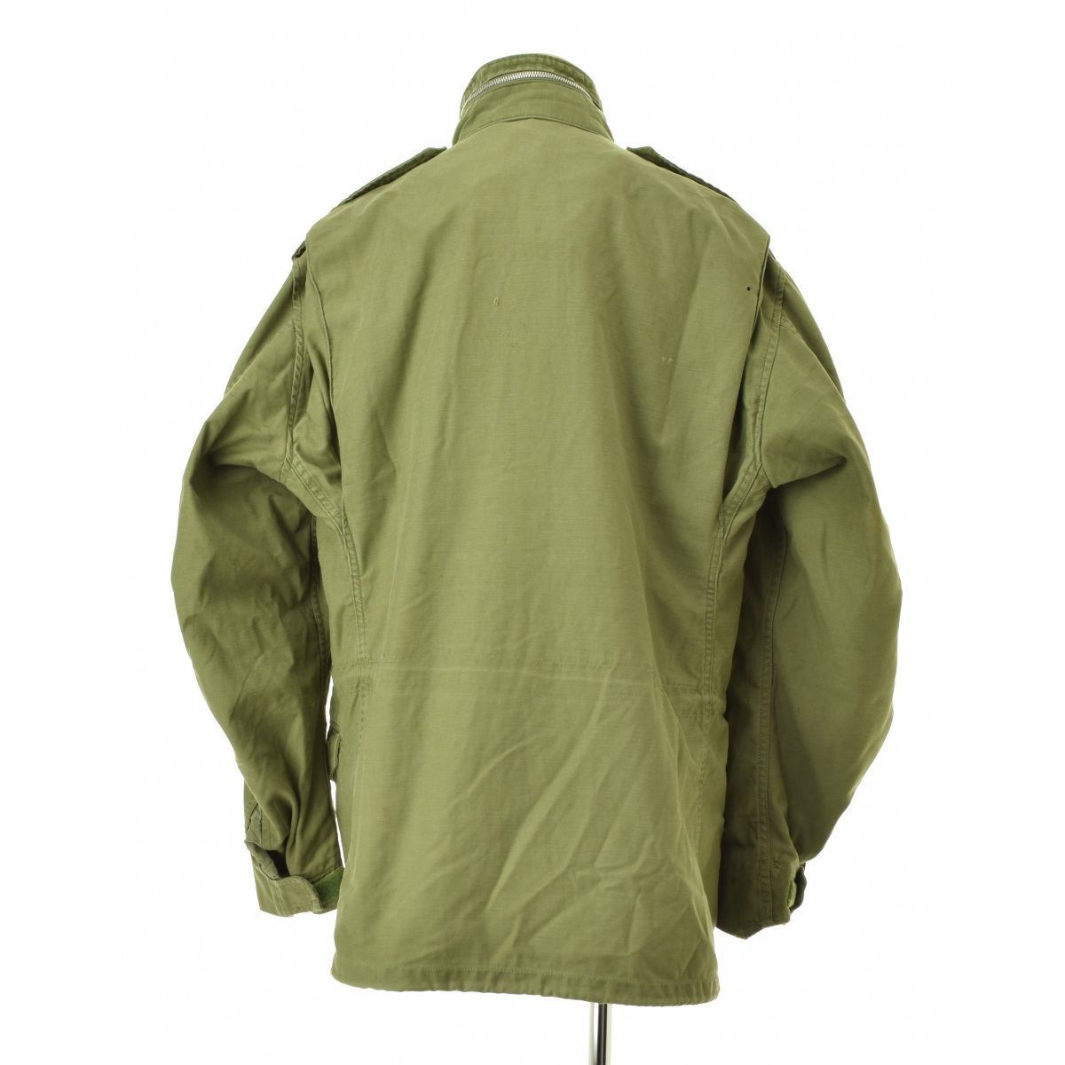 USARMY】70s M-65 M65 2nd アルミジップ エポレット付フィールド 