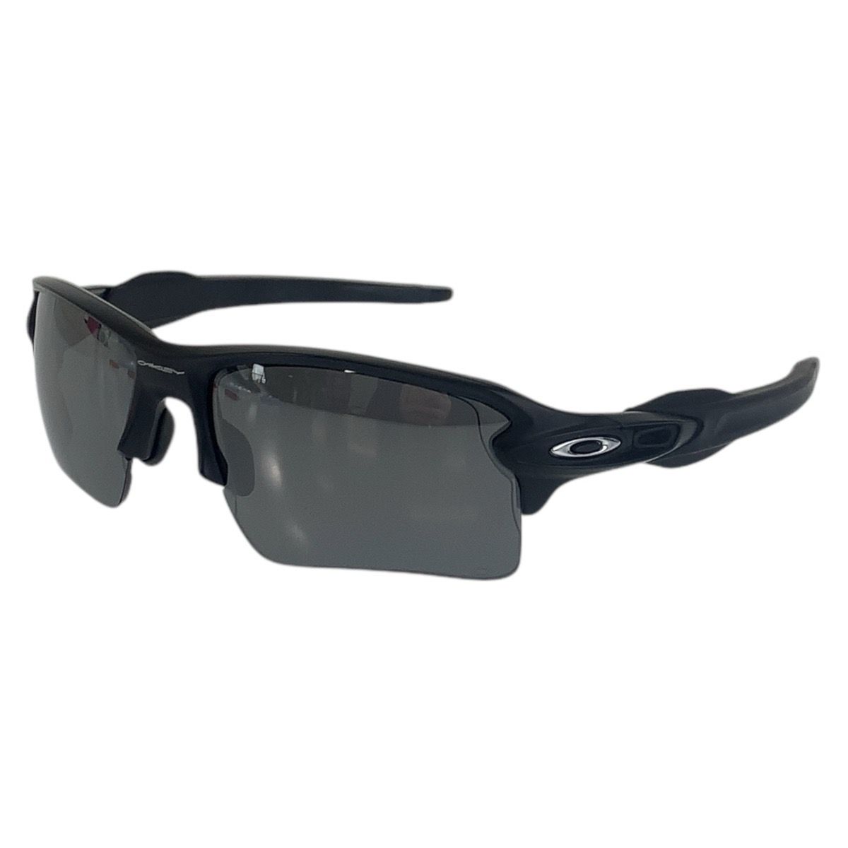 オークリー サングラス 59□12 133 美品 OAKLEY オークリー ミラーレンズ ブラック 黒 シルバー金具