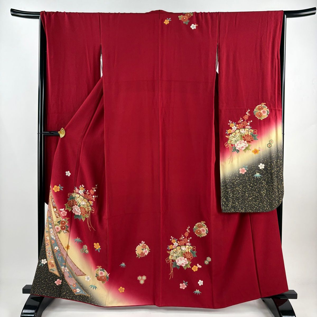 楽天市場】【最終値引き】 振袖 身丈165cm 裄丈69cm L 袷 草花