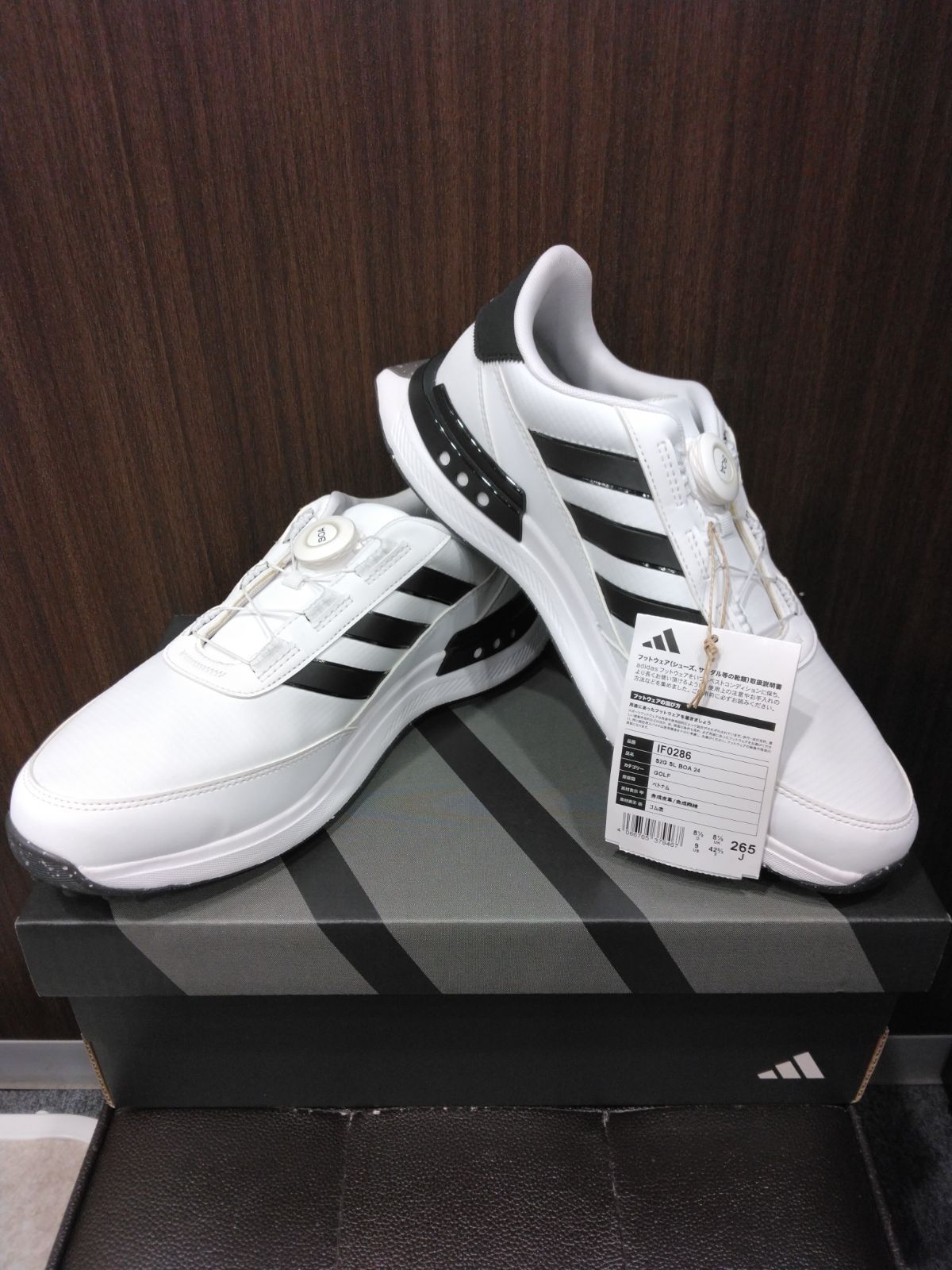 新品、未使用、タグ付き　adidasゴルフ　サイズ24 adidas Golf アディダスゴルフ 日本正規品 ジュニア TOUR ツアー