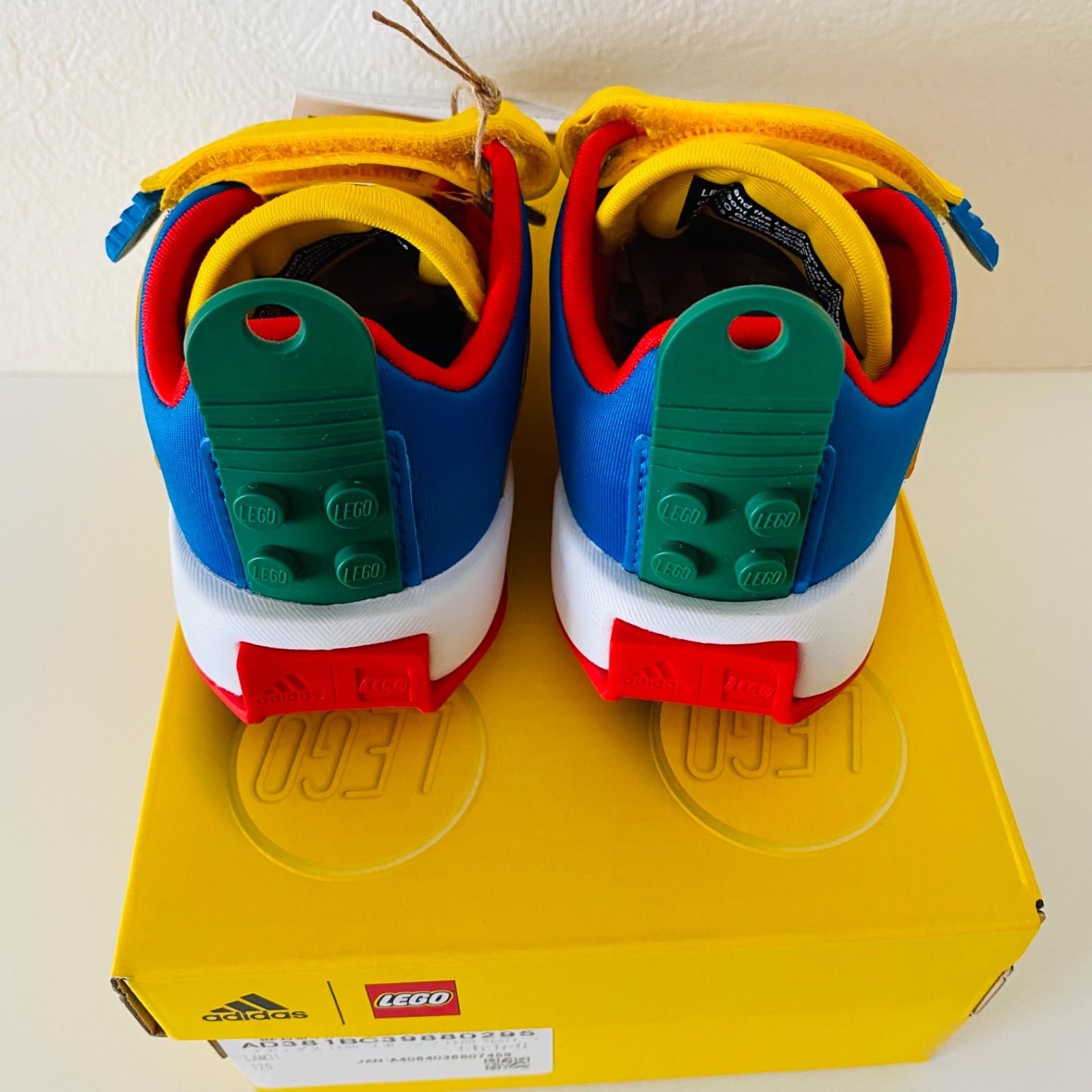 新品 タグ付き adidas LEGO スニーカー 12cm 黄色 - メルカリ