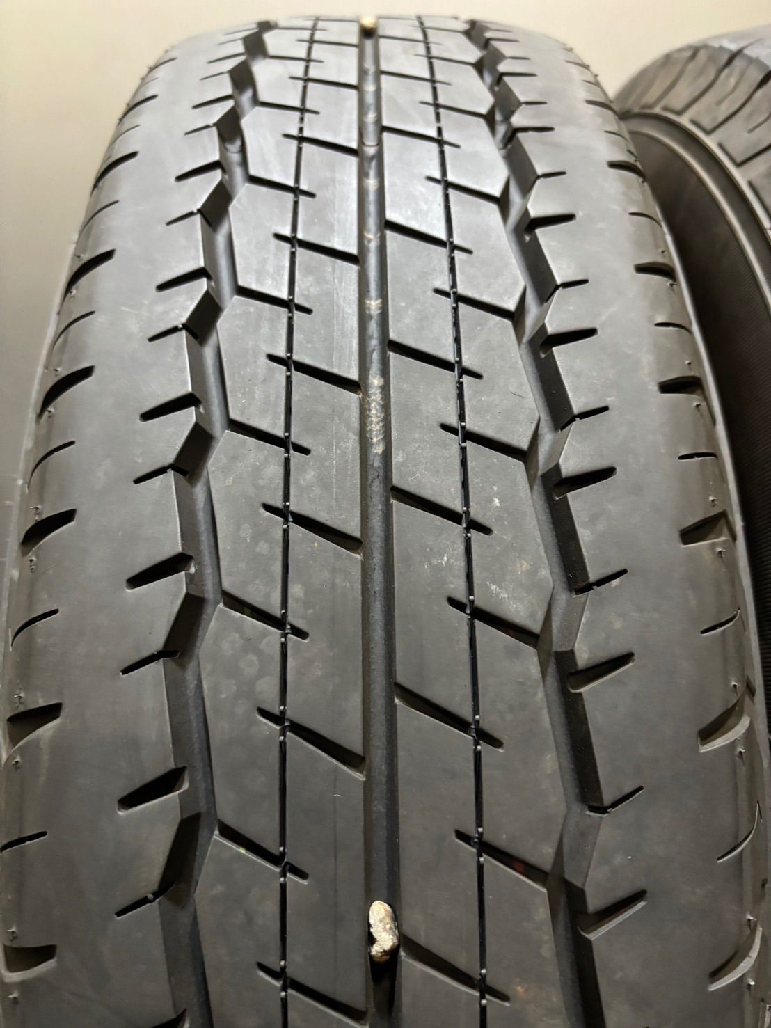 ハイエース 195/80R15 DUNLOP タイヤホイールセット 15インチ 中古