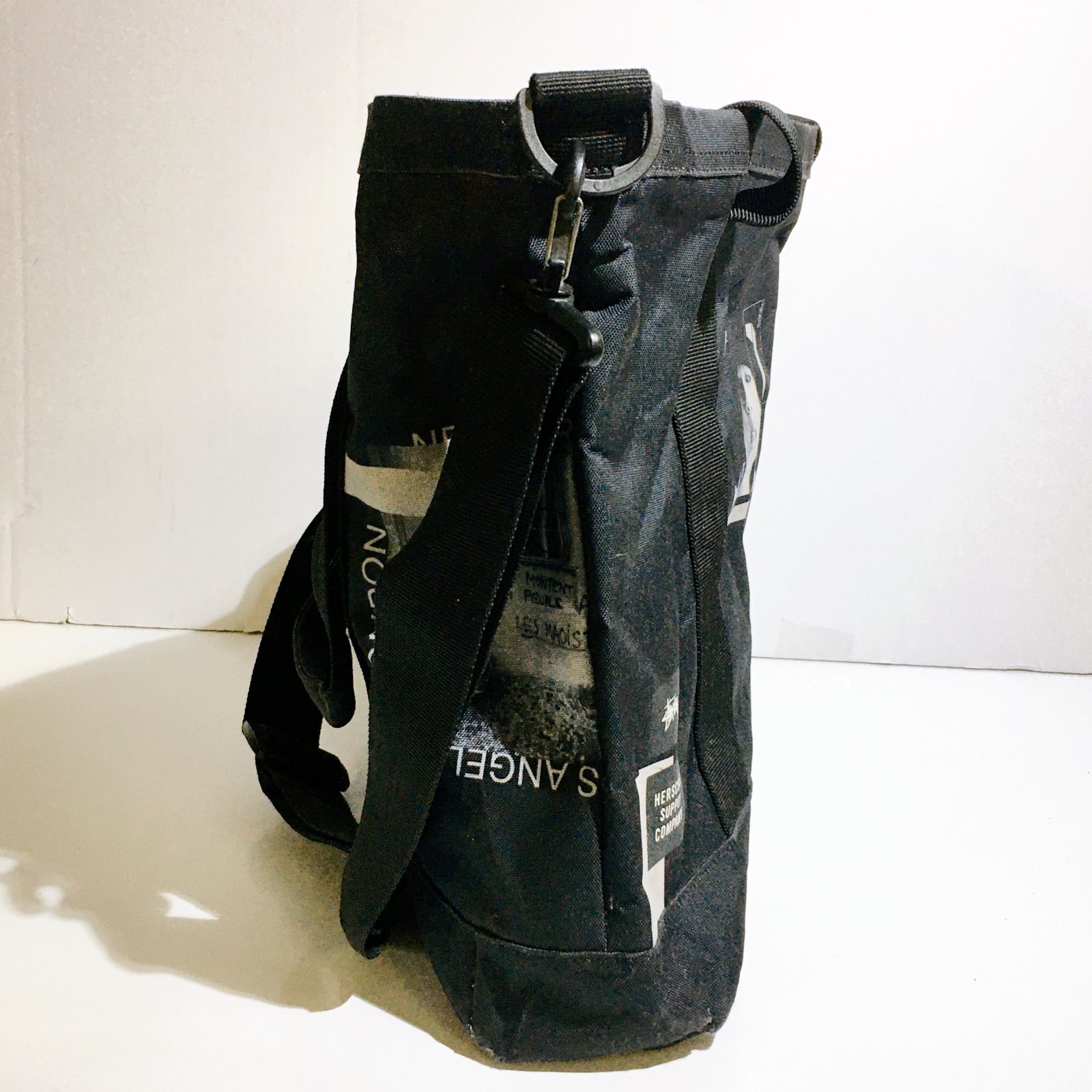 STUSSY Herschel ステューシー ハーシェル 2way トートバッグ ブラック 