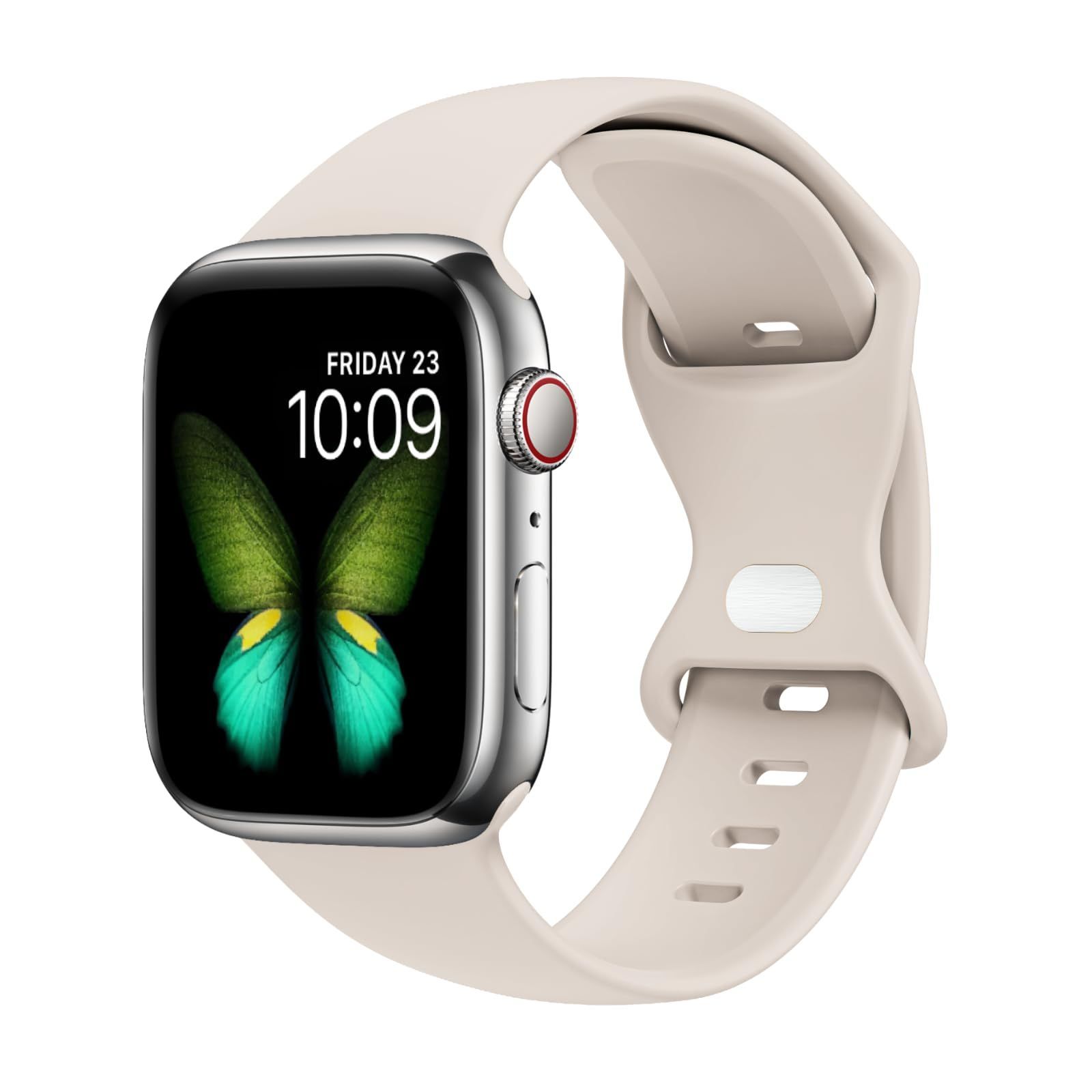 Apple watch 見易かっ シリコンバンド 38/40/41mm ベルト m2k