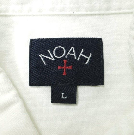 NOAH NYC ノア ニューヨーク 23SS Striped Sleeve Oxford Shirts ストライプスリーブオックスフォードシャツ 23050122000910 L WHITE 長袖 トップス g18856