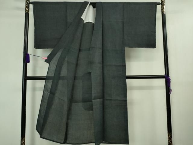 平和屋着物 上 夏物 男性 石川県指定無形文化財 能登上布 本麻手織上布 ♥ DZAA9673kh5