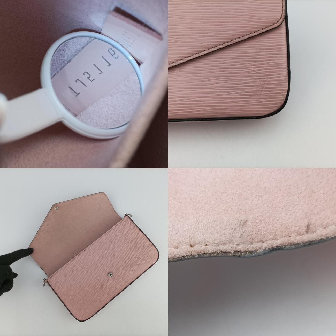 Vuittonポシェット フェリシーローズバレリーヌエピM62467TJ5116