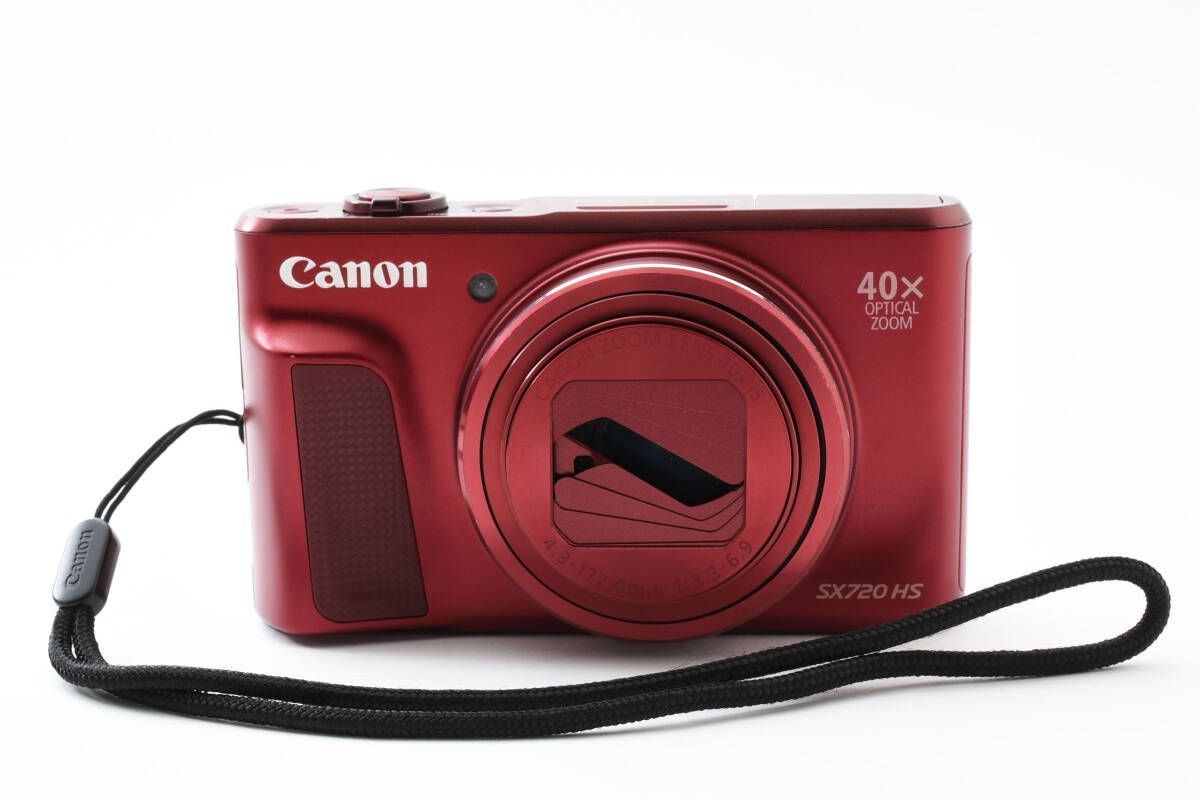 訳あり品】 Canon PowerShot SX720 HS レッド 本体 Digital Camera