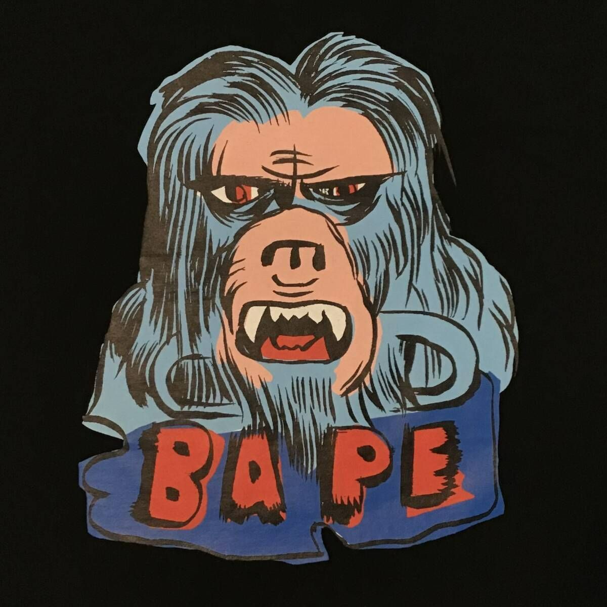 初期エイプ ゲイリーパンターコラボシャツ gary panter ape