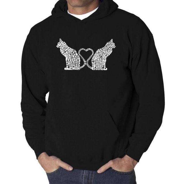 売れ筋商品|||エルエーポップアート カットソー トップス レディース Women's Cat Heart Word Art Crewneck Sweatshirt Black 送料無料】 エルエーポップアート レディース Tシャツ トップス
