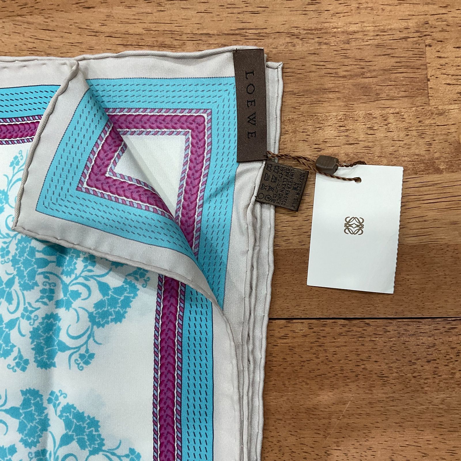 【正規品】LOEWE　ロエベ バイカラースカーフ　ウール&カシミヤ LOEWE】バイカラー スカーフ（ウール&カシミヤ） (LOEWE/マフラー