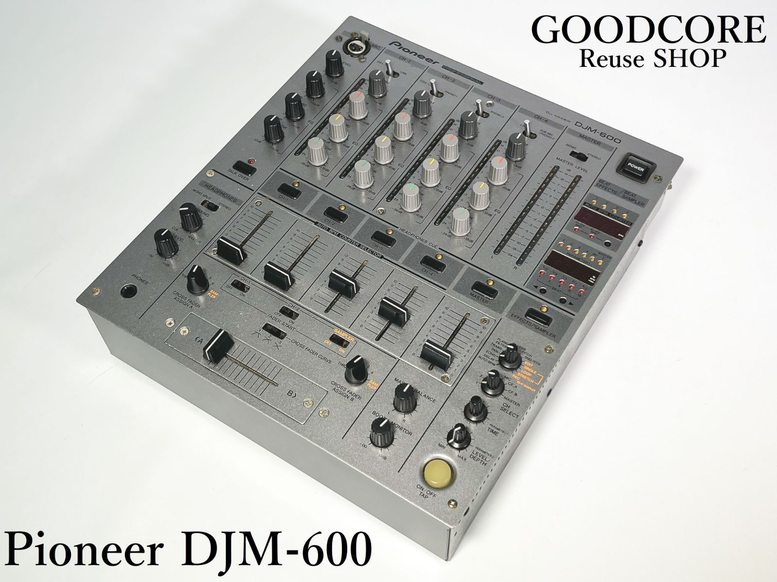 ジャンク品】Pioneer パイオニア DJM-600 4ch DJミキサー - メルカリ