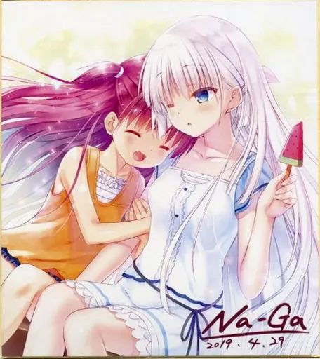 Na-Gaさん描き下ろしSummer Pockets しろは複製原画 - その他
