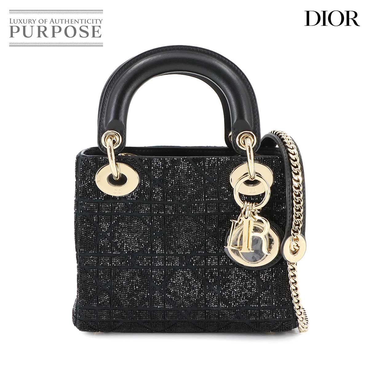 Dior☆バッグ エンボス加工 レザー ショルダー ハンドバッグ Dior - （美品）クリスチャン ディオール Christian Dior