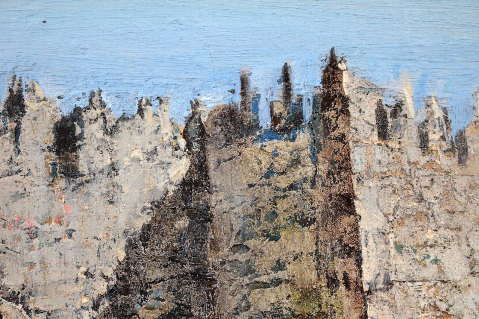 小田和典 「ダマスコ門」 油絵・油彩画 絵画 小田和典 『ダマスコ門』 油彩画 - 北海道画廊