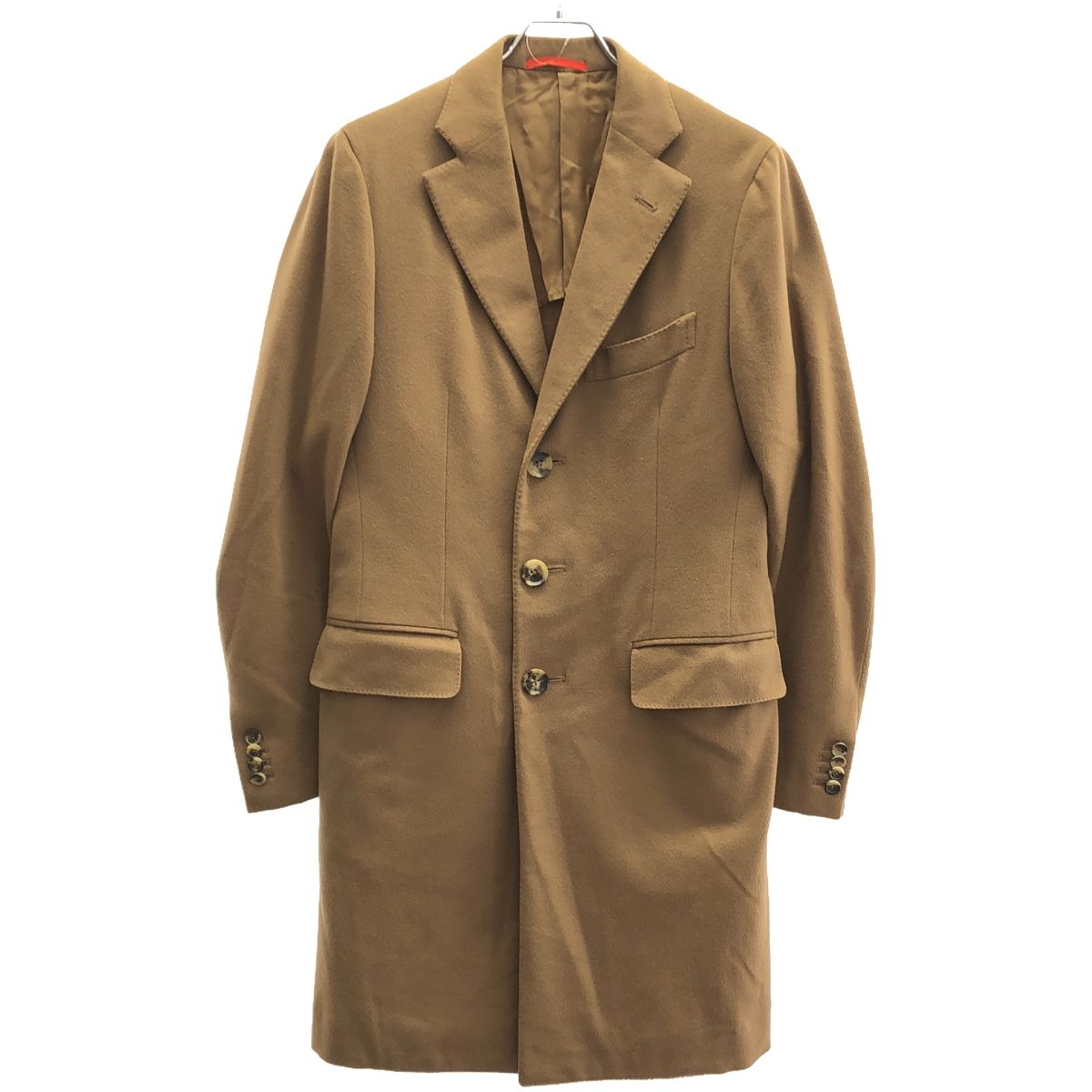 ISAIA イザイア ウールチェスターコート  キャメル 44