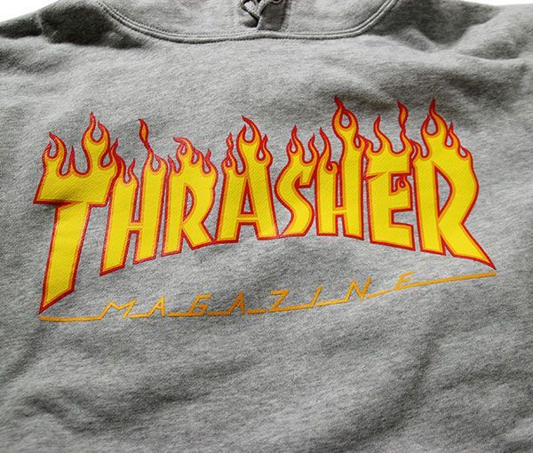 THRASHER (スラッシャー) JP パーカー プルオーバー Flame Logo Hoodie