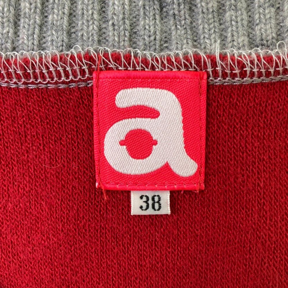 サイズ：38 ARCHIVIO アルチビオ ニット セーター レッド系
