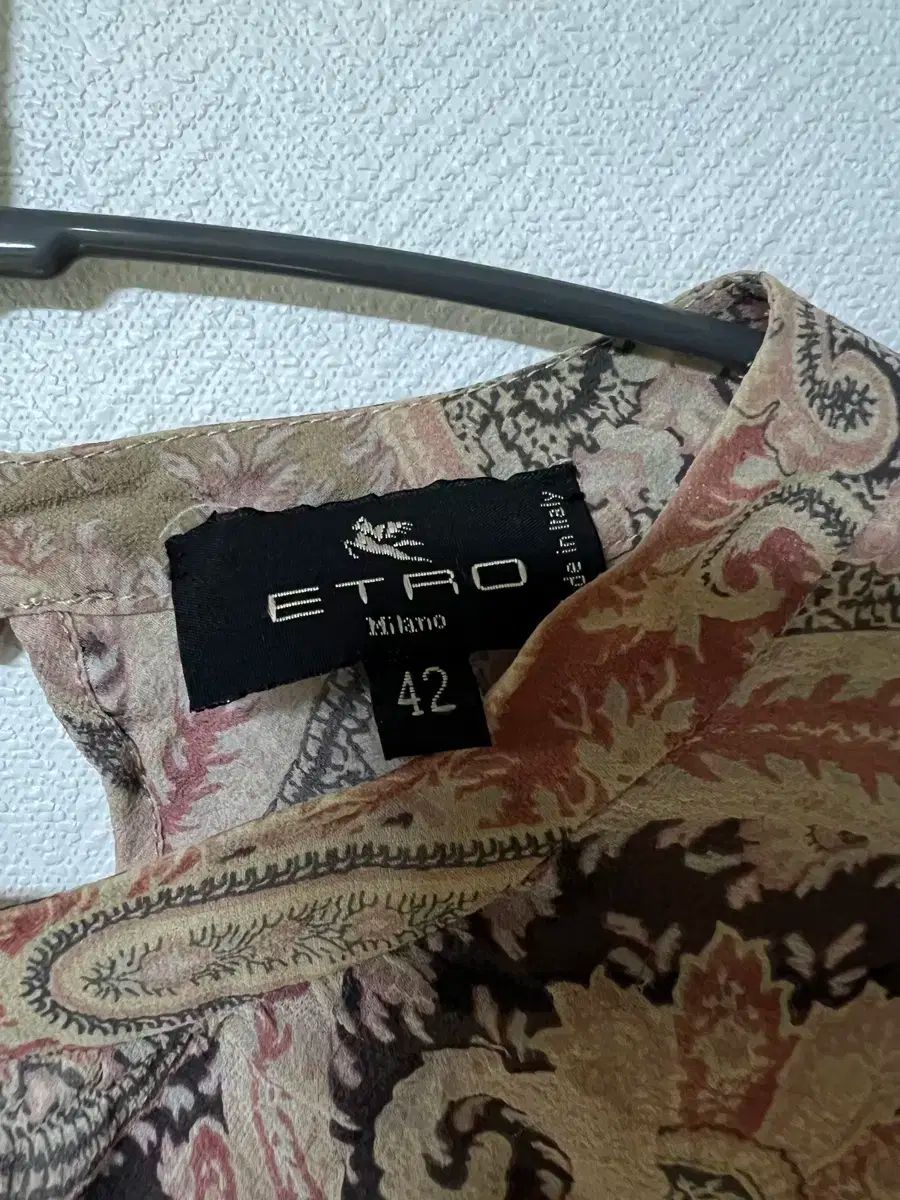 ETRO(エトロ) ペイズリー シルク ブラウス 42 - メルカリ
