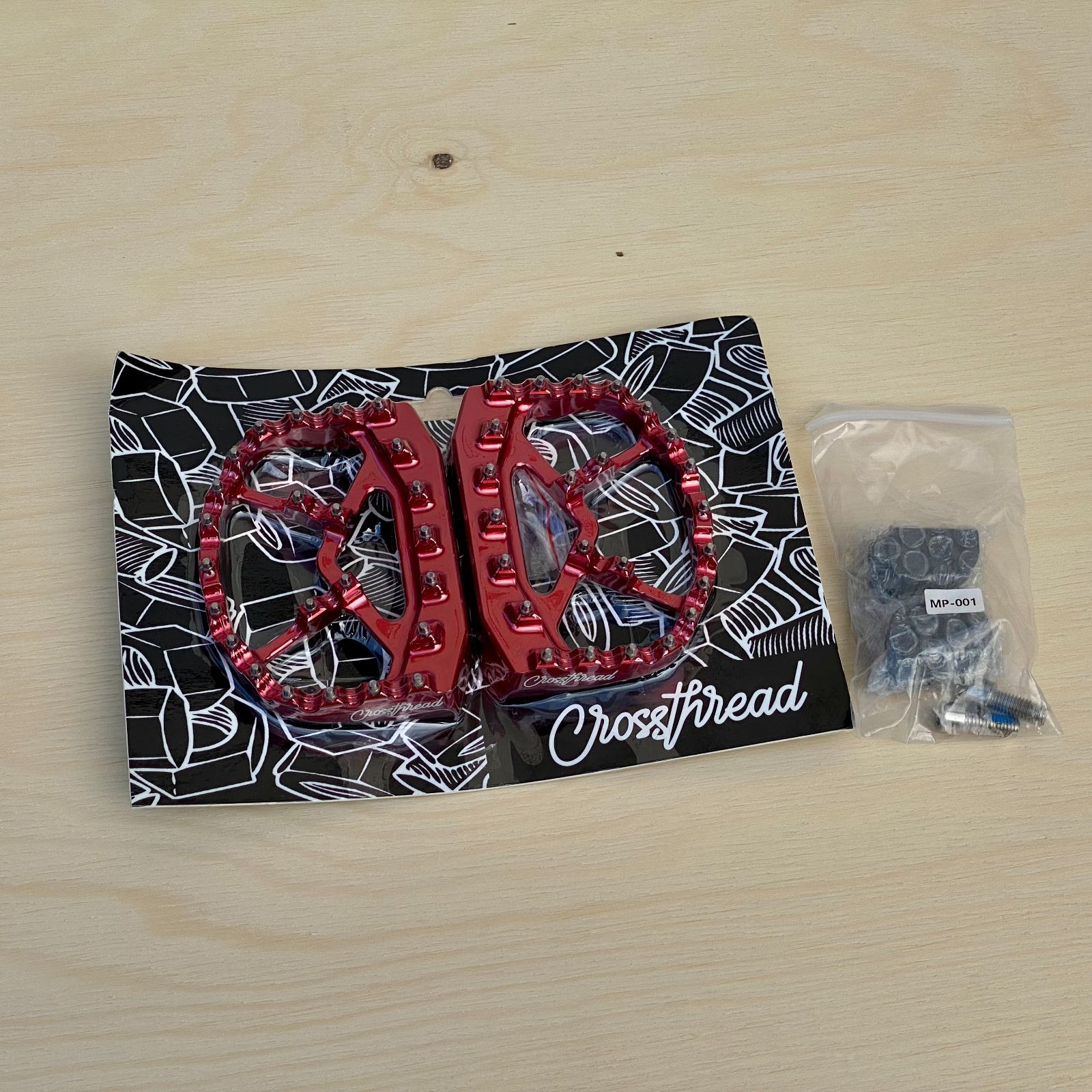 クロススレッドサイクル ミニフロアボード RED　セット販売