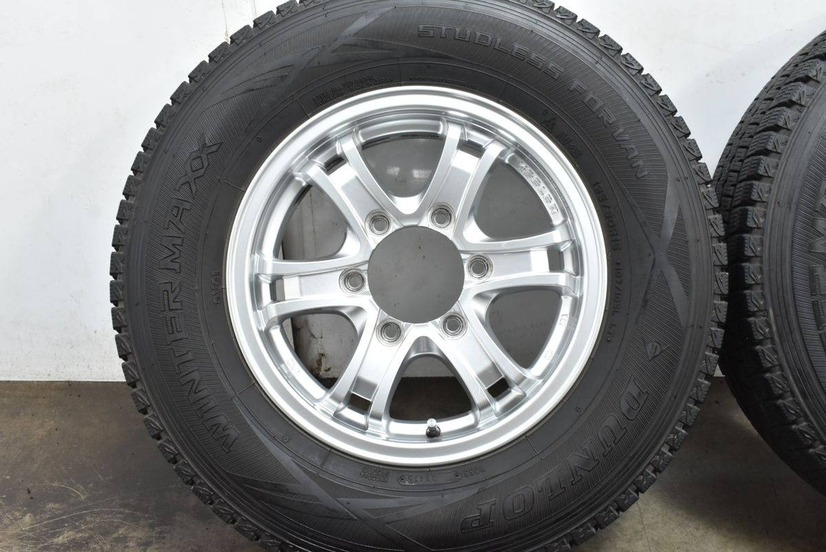 200系 ハイエース純正 15×5.5 195/80R15 107/105 新車外し保管品 2016