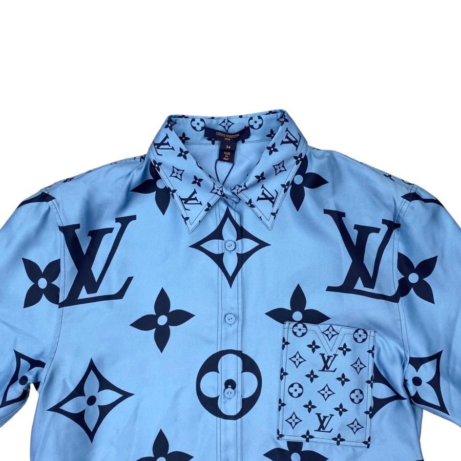 LOUIS VUITTONルイヴィトンミックスドモノグラム マスキュリンシャツ