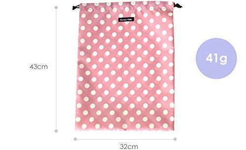 数量 ハンナフラ Hanna Hula 消臭巾着 Lサイズ ポルカブラック