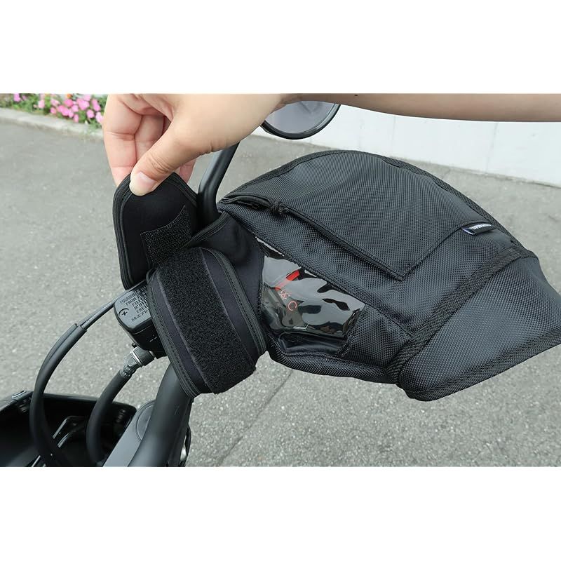 MARUTO マルト ハンドルカバー ブラウン 大型バイク-ビッグスクーター用 防寒 HC-OB7800