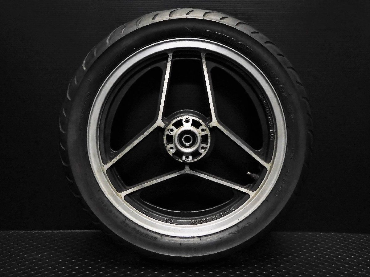 評価B GSX750S カタナ 刀 走行距離26 323km 実動 純正 フロント ホイール MT2.15×16 g0218S82