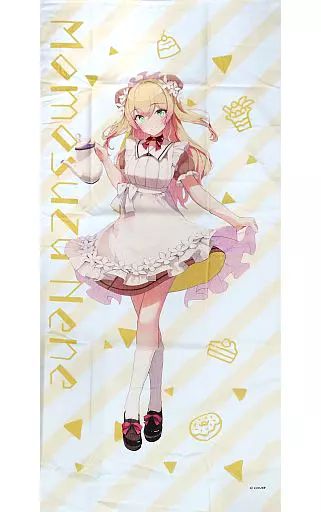 中古】雑貨 桃鈴ねね 等身大BIGタオル 「バーチャルYouTuber