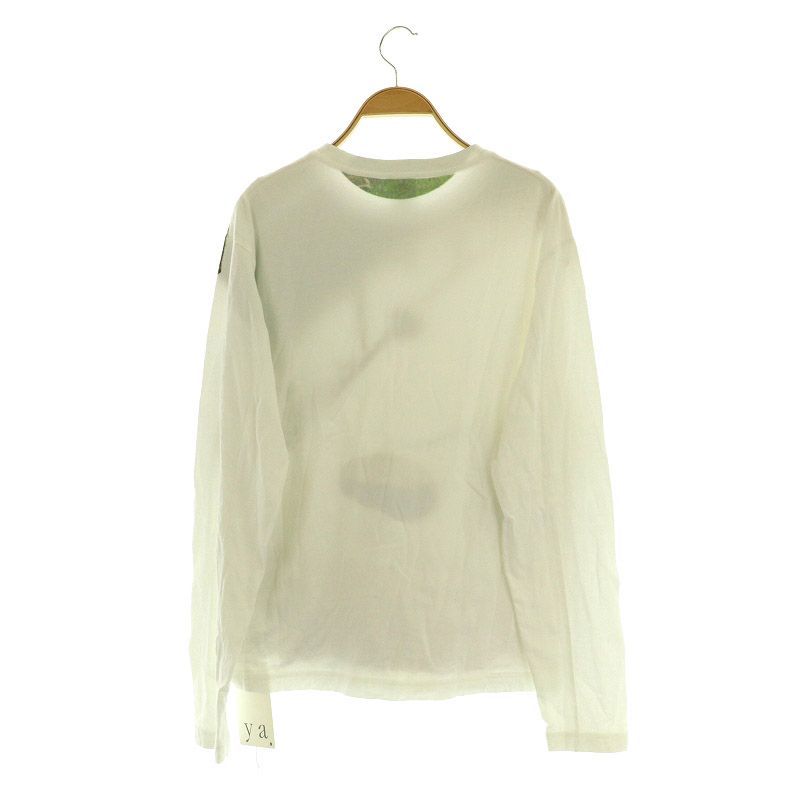 未使用品 セヤ Seya. PRINTED LONG T-SHIRT CLASSIC JERSEY RAINY STONE Tシャツ 長袖 クルーネック 1 ホワイト /MY ■OS レディース セヤ Seya. PRINTED LONG T-SHIRT CLASSIC JERSEY RAINY STONE T