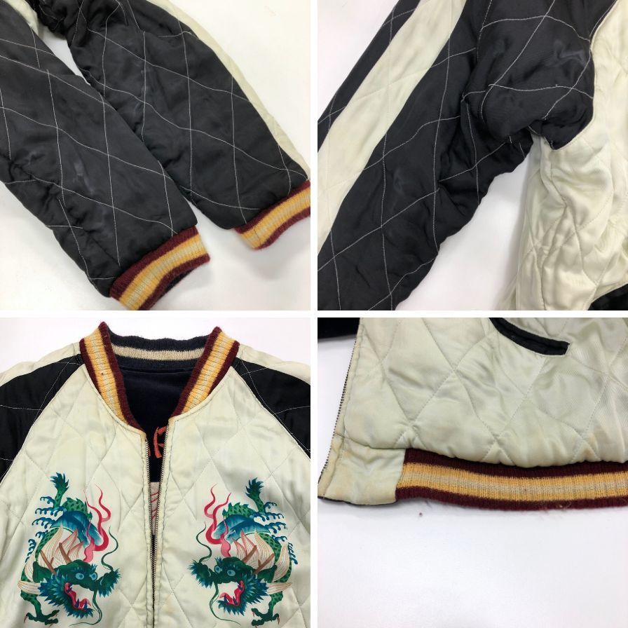 東洋 港商 スペシャルエディション 別珍 リバーシブル スカジャン 髑髏 虎 テーラー東洋スカジャン港商スペシャル “KOSHO & CO.” Special